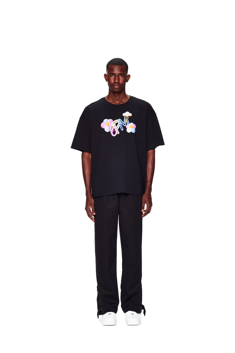 BLOOM T-SHIRT BLACK