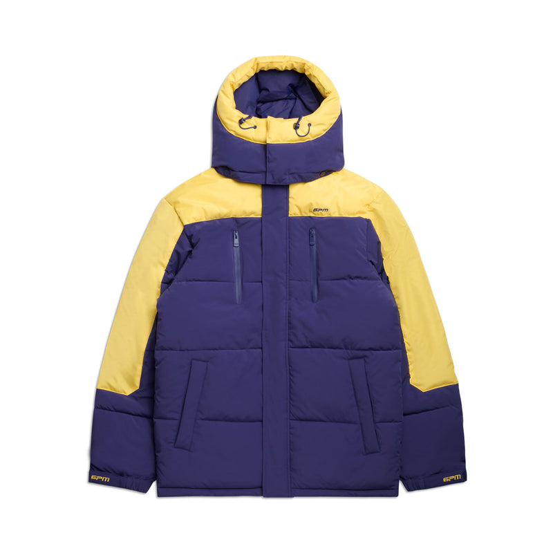 COACH PUFFER COAT BLUE