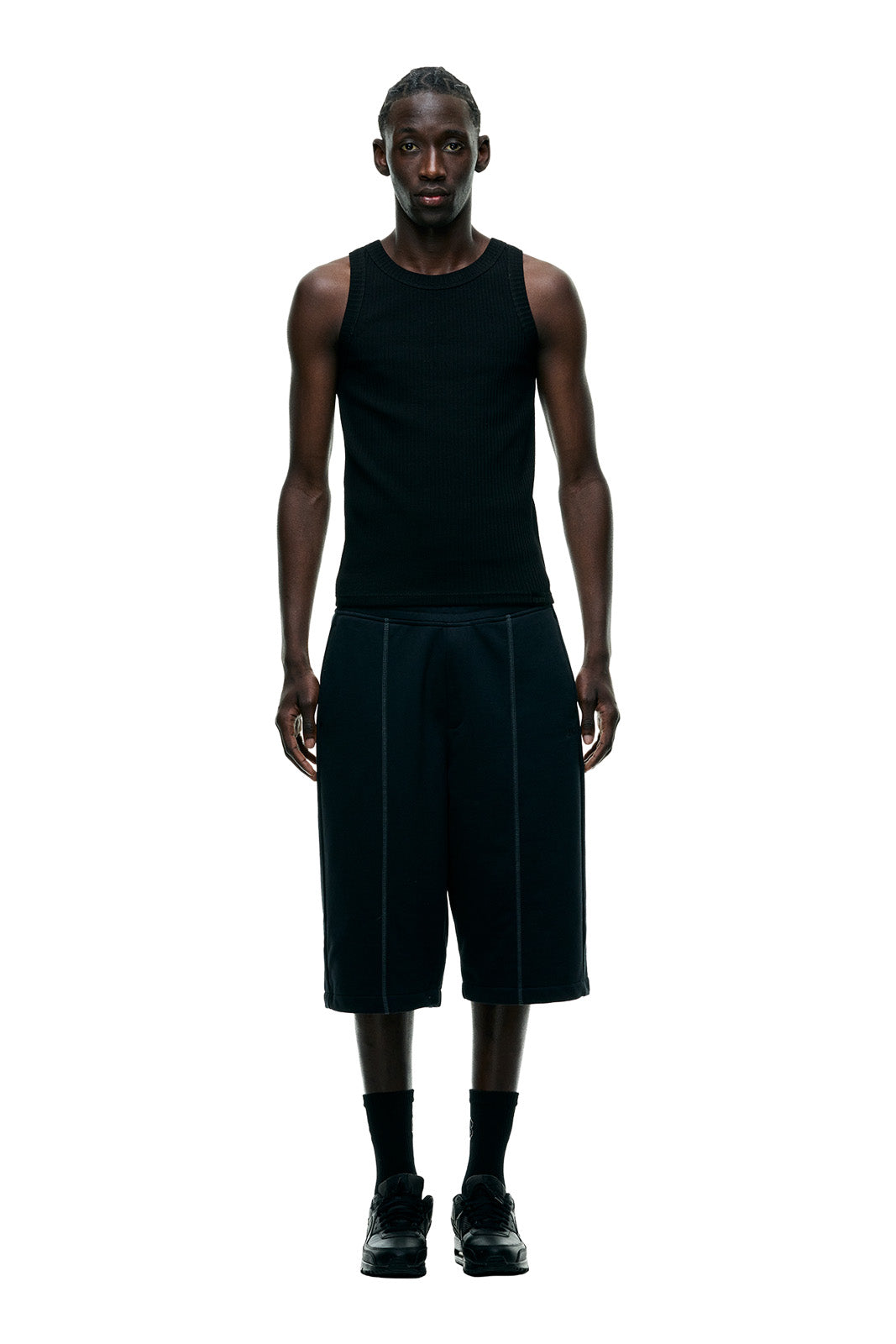 WIDE RIB TANKTOP BLACK