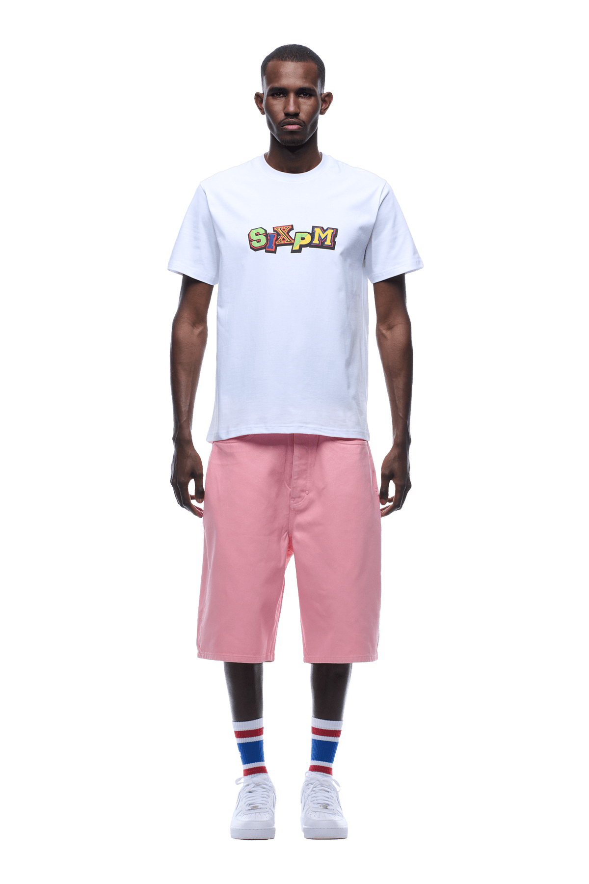 MULTI FONT TEE WHITE