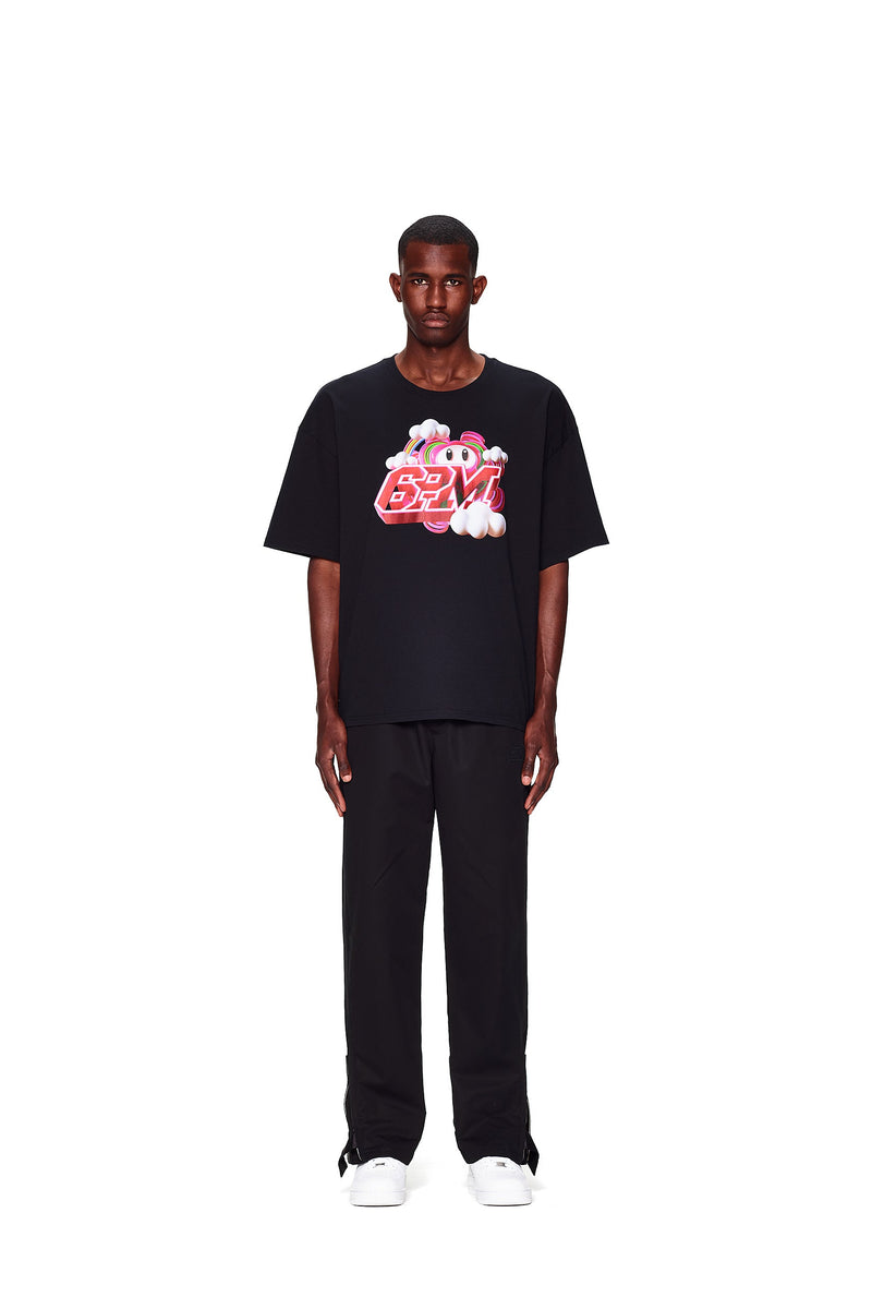 RAINBOW T-SHIRT BLACK