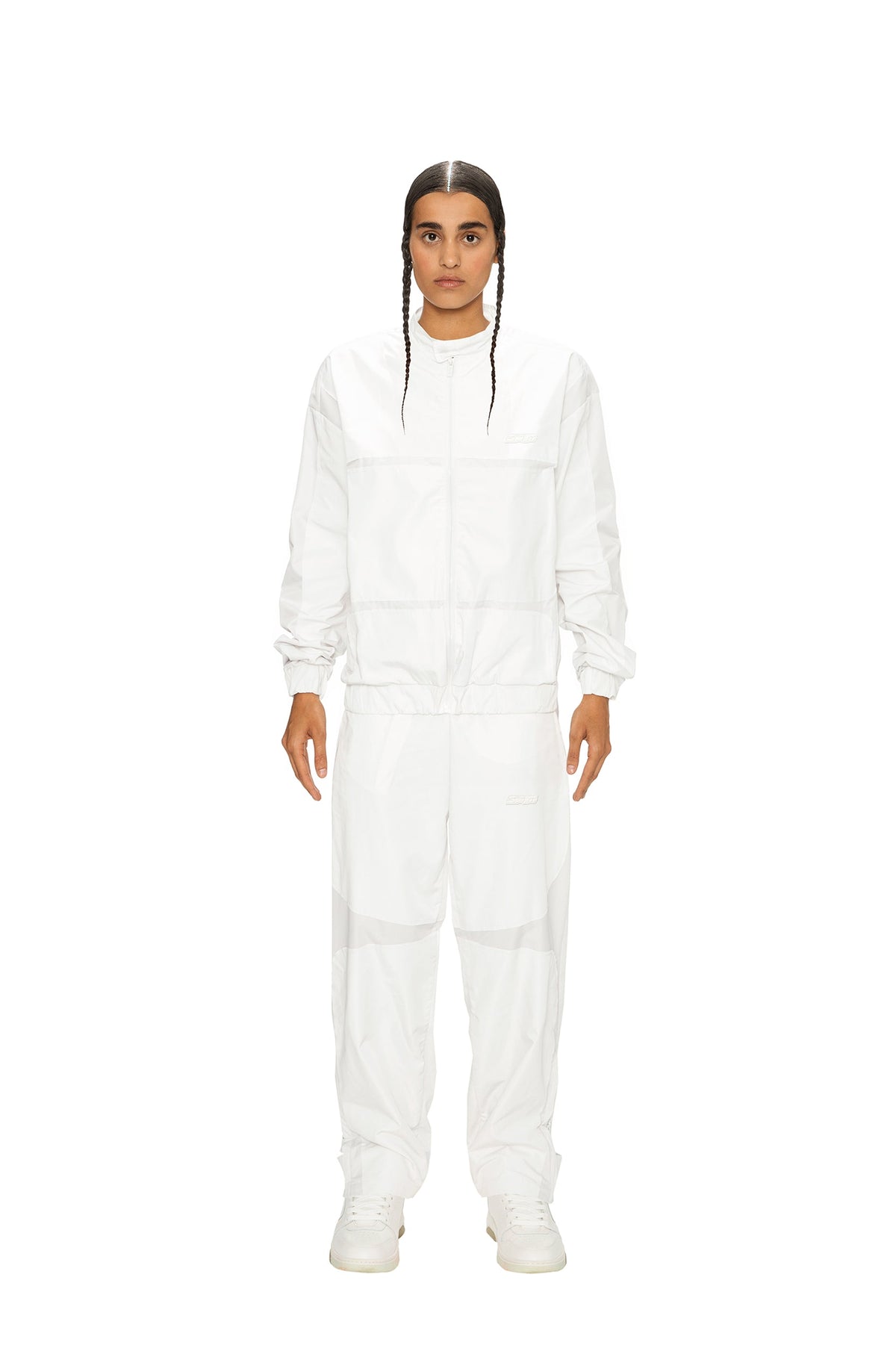 TRACK PANTS WHITE