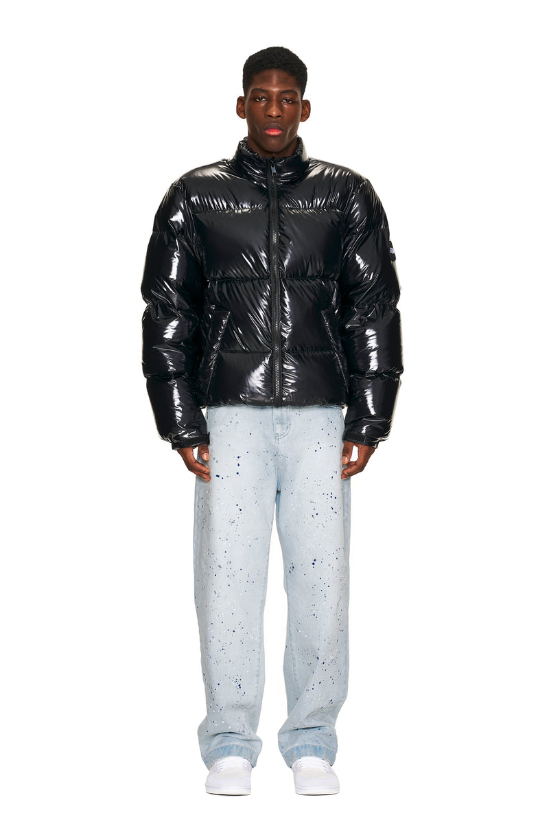DOWN JACKET BLACK SHINY