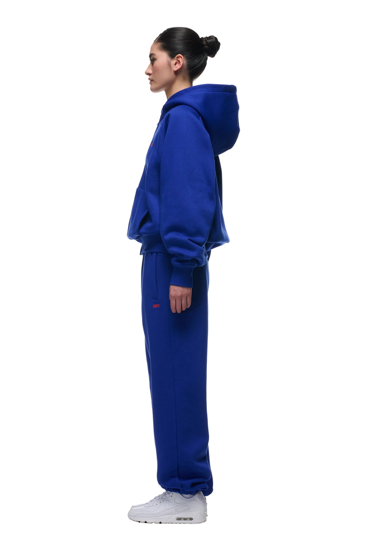 ZIP HOODIE LAPIS BLUE