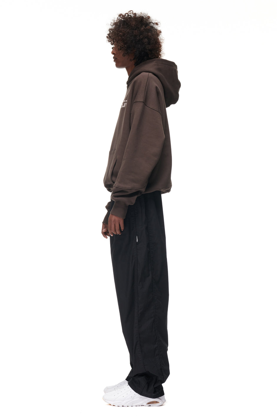 TILES HOODIE BROWN