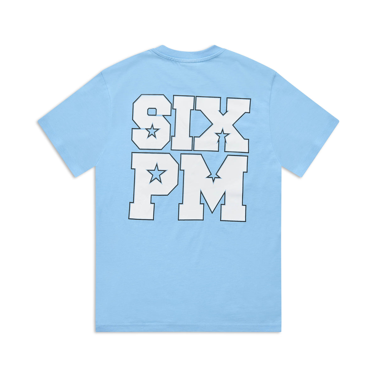 COLLEGE STAR TEE BLUE