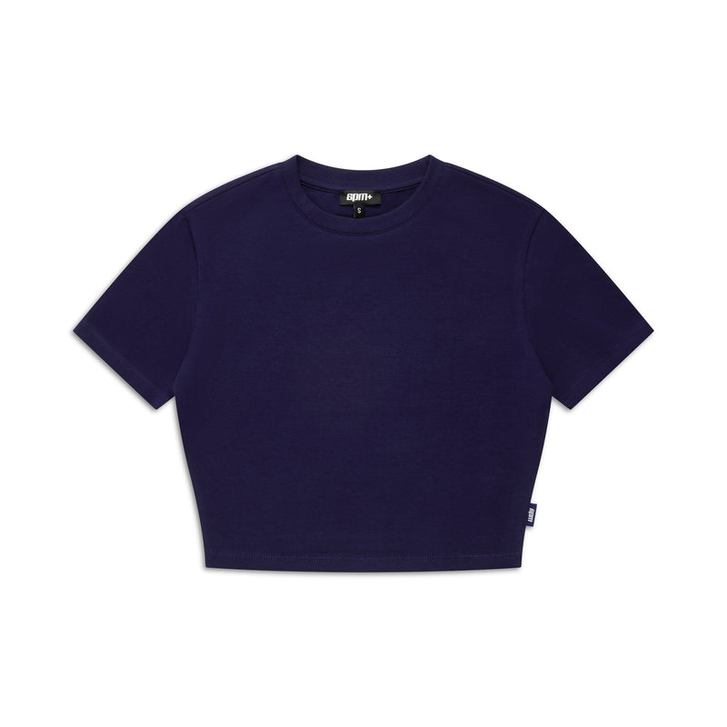 WMNS CROPPED T-SHIRT ORBIT BLUE